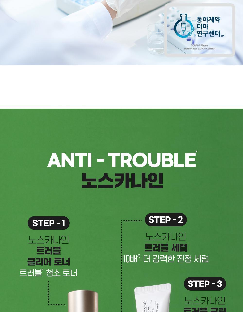 10倍強效抗痘~韓國東亞藥廠 FATION Nosca9 Trouble Serum 淨痘鎮靜精華 - 30ml