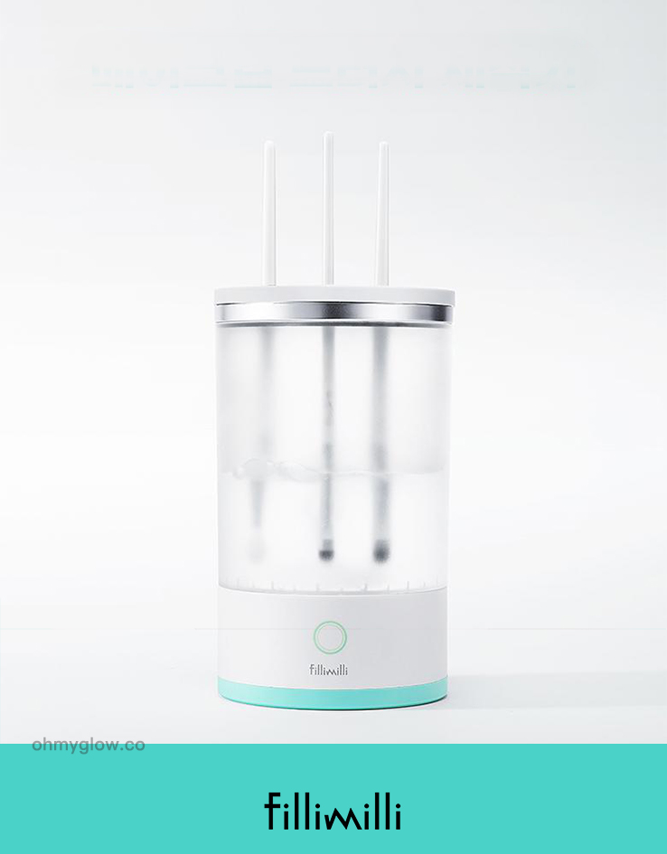懶人洗掃機?! 洗掃X快速乾掃X收納～韓國 Fillimilli Make-Up Brush Cleaner & Dryer 多合1多功能一體式洗掃機