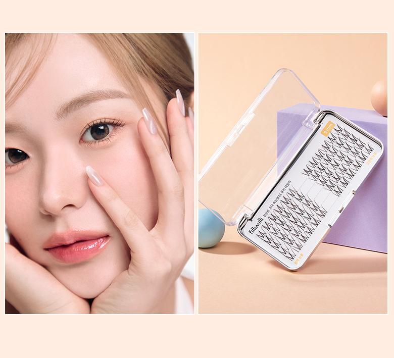 【限量Set送睫毛夾】韓國星級化妝師DAIN老師聯合研發~Fillimilli Point Piece Lashes 假眼睫毛(#01-04) - 多款選擇
