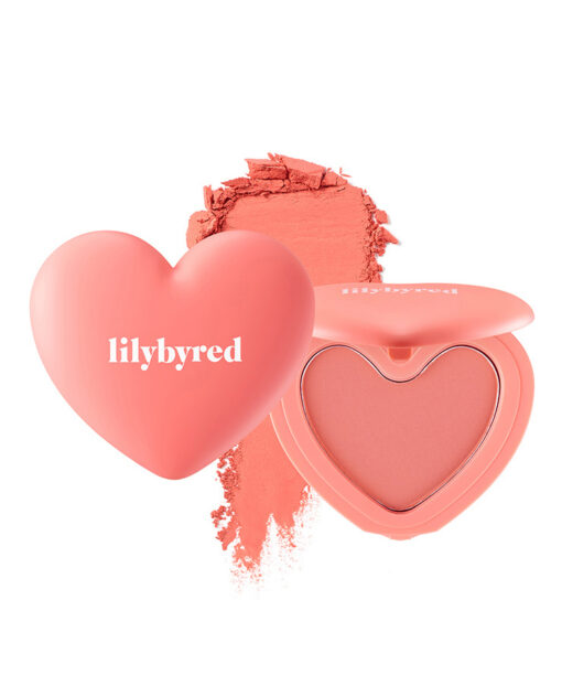 韓國 Lilybyred Luv Beam Cheek 心心胭脂粉餅 (#01-06) - 6色選擇