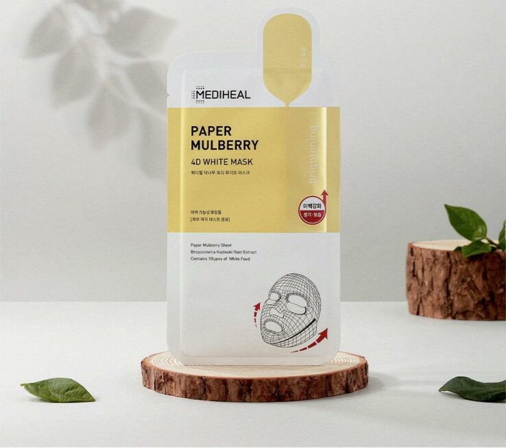 韓國 Mediheal Paper Mulberry 4D White Mask (VER.2) 桑根紙4D 白色亮膚面膜(新升級第二代) 10片裝 - 2種選擇