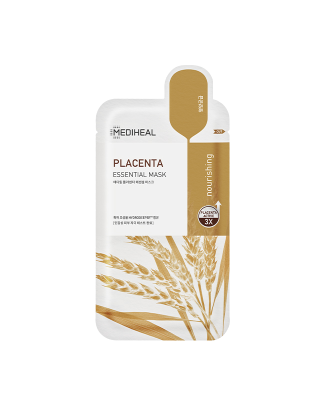 韓國 Mediheal Placenta Essential Mask 盤胎素活膚保濕抗衰老精華面膜 10片裝 - 2種選擇