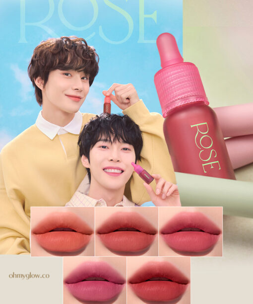 最新色Rosening🌹系列#31-35～韓國 Peripera Ink Airy Velvet 空氣絲絨霧面墨彩奶瓶唇釉 - 多色選擇