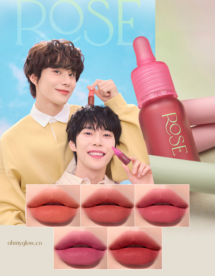 最新色Rosening🌹系列#31-35～韓國 Peripera Ink Airy Velvet 空氣絲絨霧面墨彩奶瓶唇釉 - 多色選擇