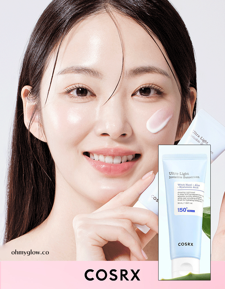 韓國 COSRX Ultra Light Invisible Sunscreen 極致輕盈隱形涼爽降溫降紅防曬乳 SPF50+ PA++++