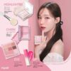 【優惠組合高光+胭脂盤送髮圈套裝連掃】韓國 espoir Tone Pairing 系列 Cheek Palette + Highlighter 雙效妝感胭脂盤+大理石紋高光盤 - 色號自號