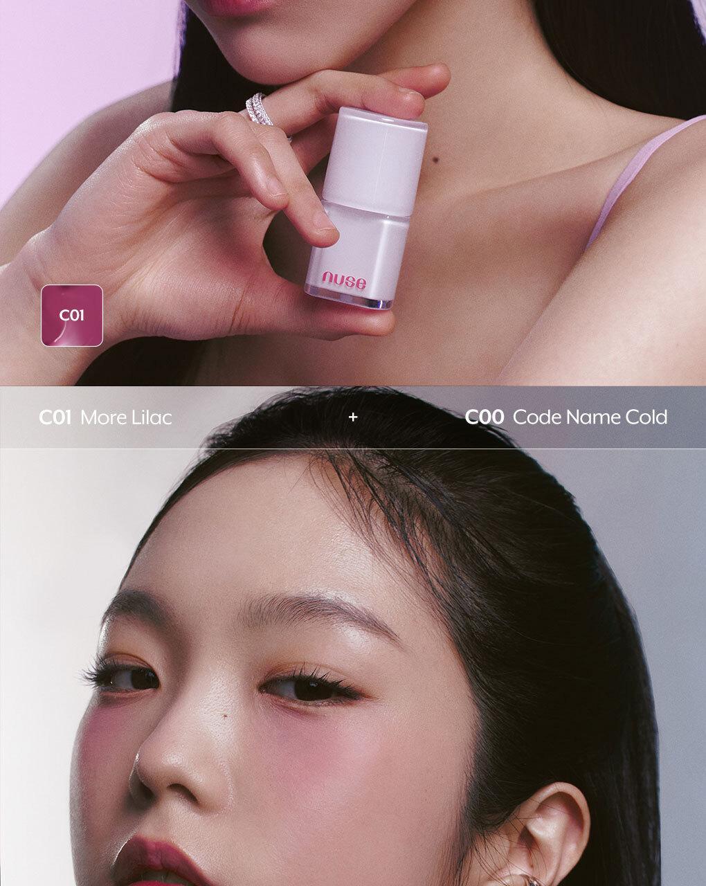 伊藤潤二 富江 #Tomie 限定聯名～韓國小眾 nuse Care Liptual Coolower Collection 修護水潤唇釉 (#C00-#C03) - 4色選擇