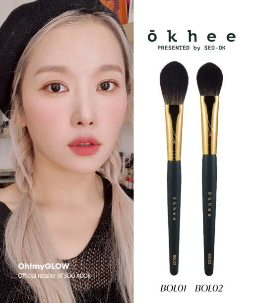 自用推！⭐太妍御用化妝師⭐徐玉老師掃具⭐ 韓國 okhee Cheek Brush 胭脂掃組合 #BOL01 #BOL02