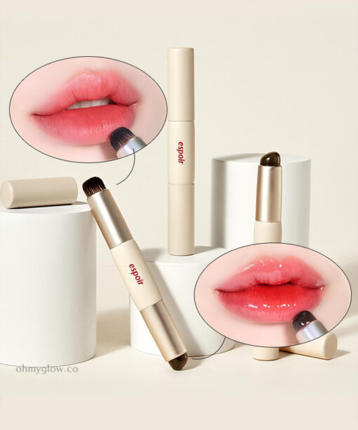 韓國 Espoir Dual Smudging Lip Brush 雙頭暈染唇掃(blending唇掃 + 矽膠手指唇刷)