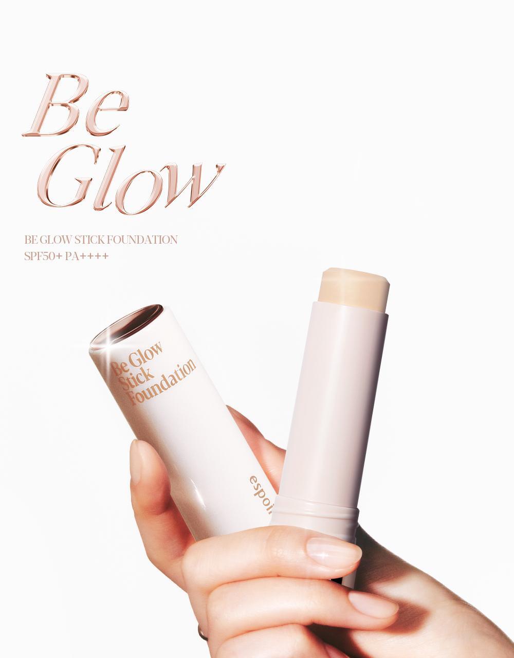 【新品超值1+1限量套裝送修容棒】韓國 espoir Be Glow Stick Foundation 水光粉底棒 SPF50+ PA++++ - 4色選擇