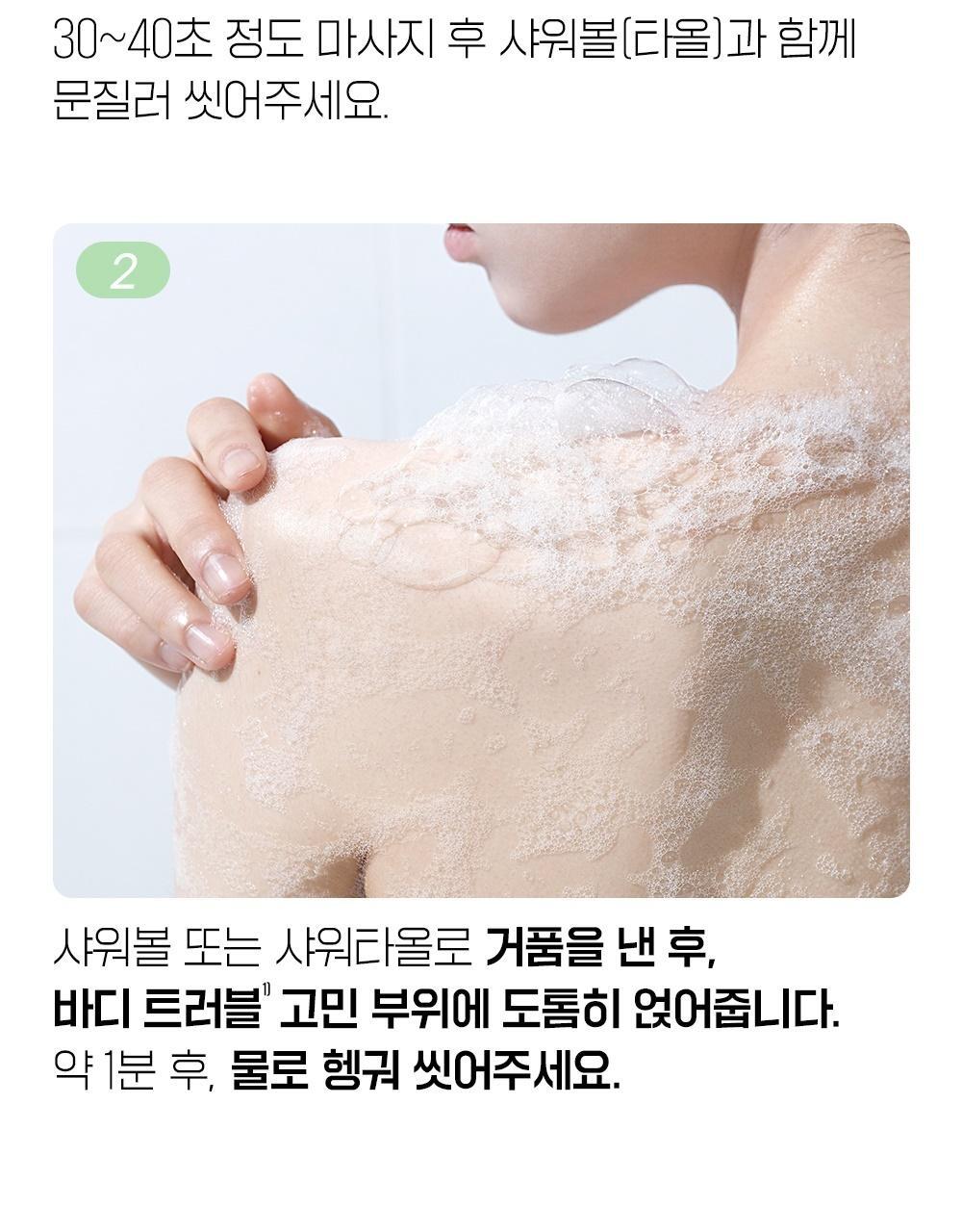 韓國東亞藥廠出品~去身體暗瘡粉刺~FATION Nosca9 Trouble Body Wash 淨痘去粒粒沐浴露 - 490ml