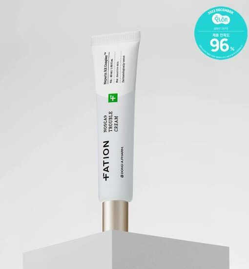韓國東亞藥廠專利抗痘成份～FATION Nosca9 Trouble Cream 淨痘舒緩面霜