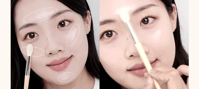 韓國化妝師聯名研發!FilliMilli S 系列 Highlighter Beam Brush Duo 透亮立體提亮掃限量套裝高光掃(#861 + #860) 2件掃Set