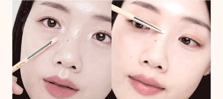 韓國化妝師聯名研發!FilliMilli S 系列 Highlighter Beam Brush Duo 透亮立體提亮掃限量套裝高光掃(#861 + #860) 2件掃Set