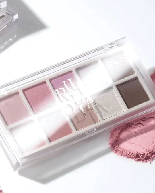 【新品限時送掃】眼影X胭脂All In 1!韓國 RULIDIA Multi-Use Shadow Palette 基礎實用多用途花粉色系綜合盤10色眼影盤 – #03 Fleur