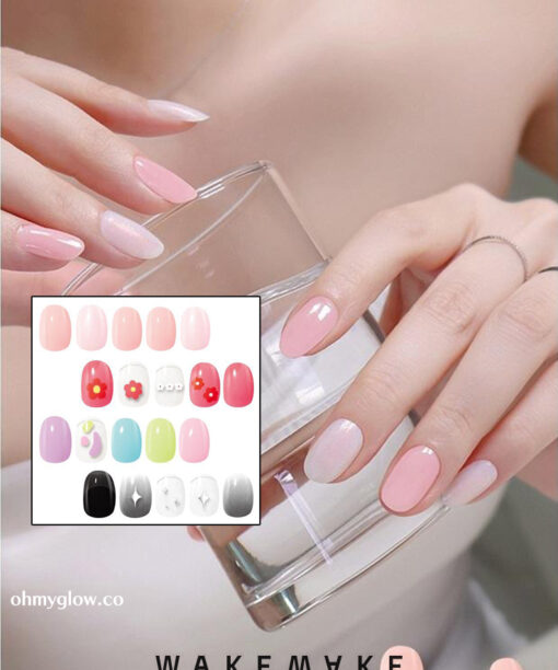 韓國 WakeMake Gel Nail Sticker (Easy Fit+) 超方便指甲貼 - 多款選擇
