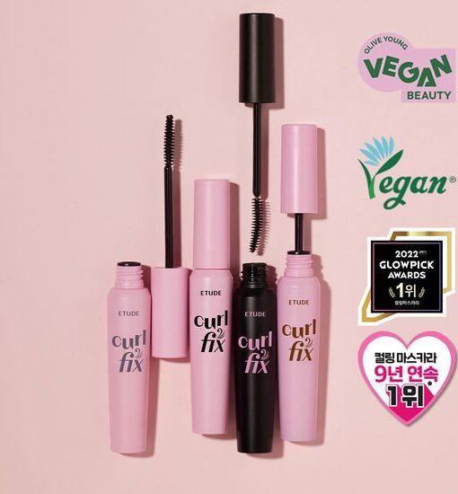 [最新Minsco聯名款!]韓國Etude Curl Fix! Mascara 24小時捲翹防水防暈染睫毛膏(#01-04) - 4色選擇