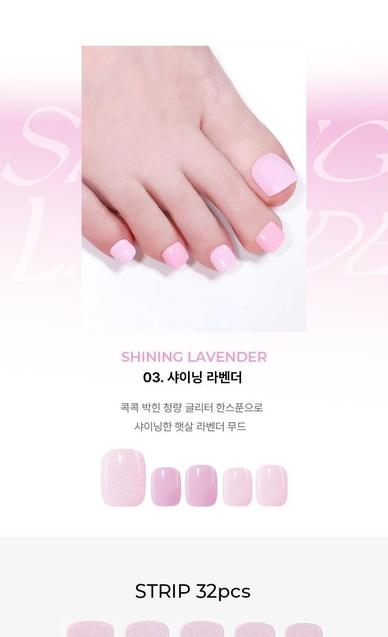 韓國 WakeMake Gel Pedi Sticker (Easy Fit+) 超方便腳甲貼 - 多款選擇