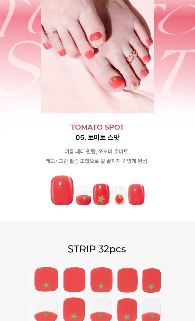 韓國 WakeMake Gel Pedi Sticker (Easy Fit+) 超方便腳甲貼 - 多款選擇