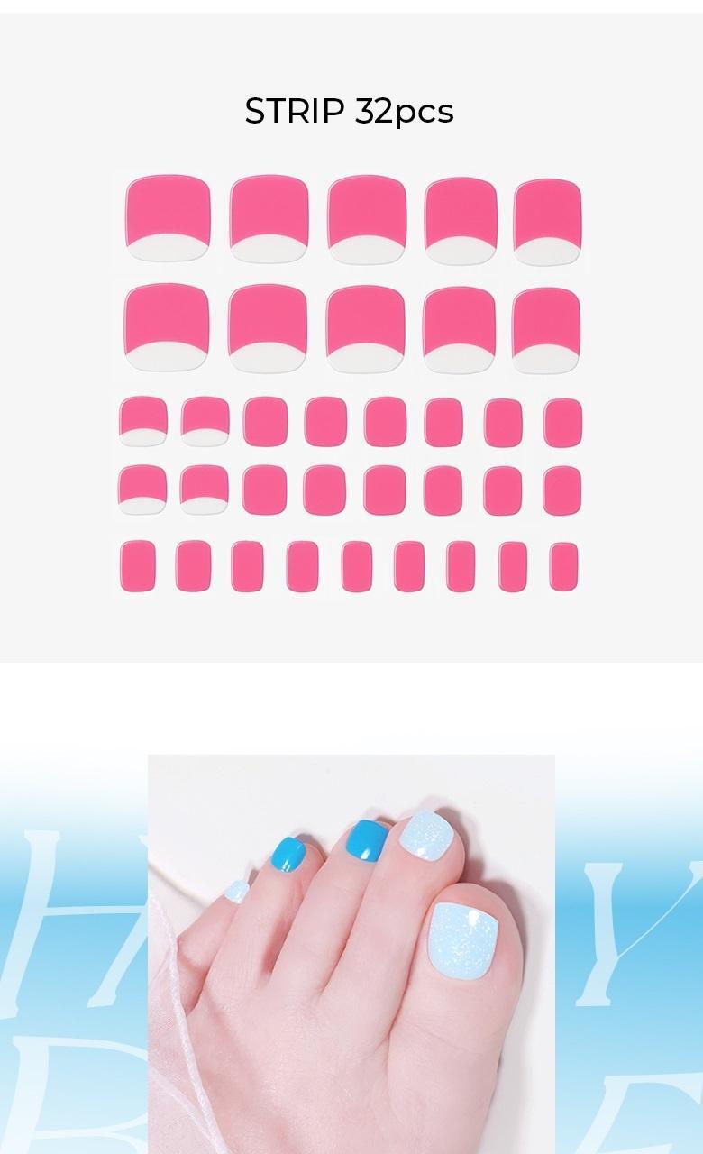 韓國 WakeMake Gel Pedi Sticker (Easy Fit+) 超方便腳甲貼 - 多款選擇