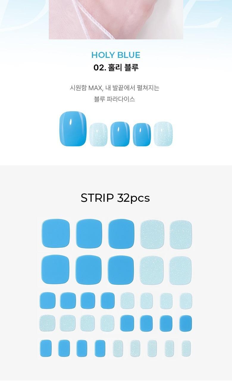 韓國 WakeMake Gel Pedi Sticker (Easy Fit+) 超方便腳甲貼 - 多款選擇