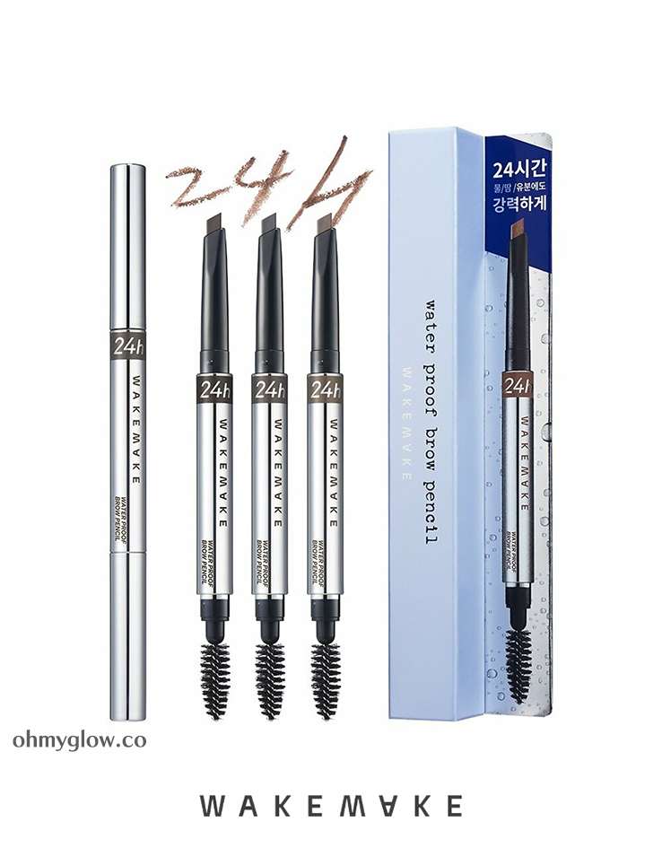 韓國 WakeMake Waterproof 24H Brow Pencil 24小時持久防水雙頭眉筆 - 3色選擇