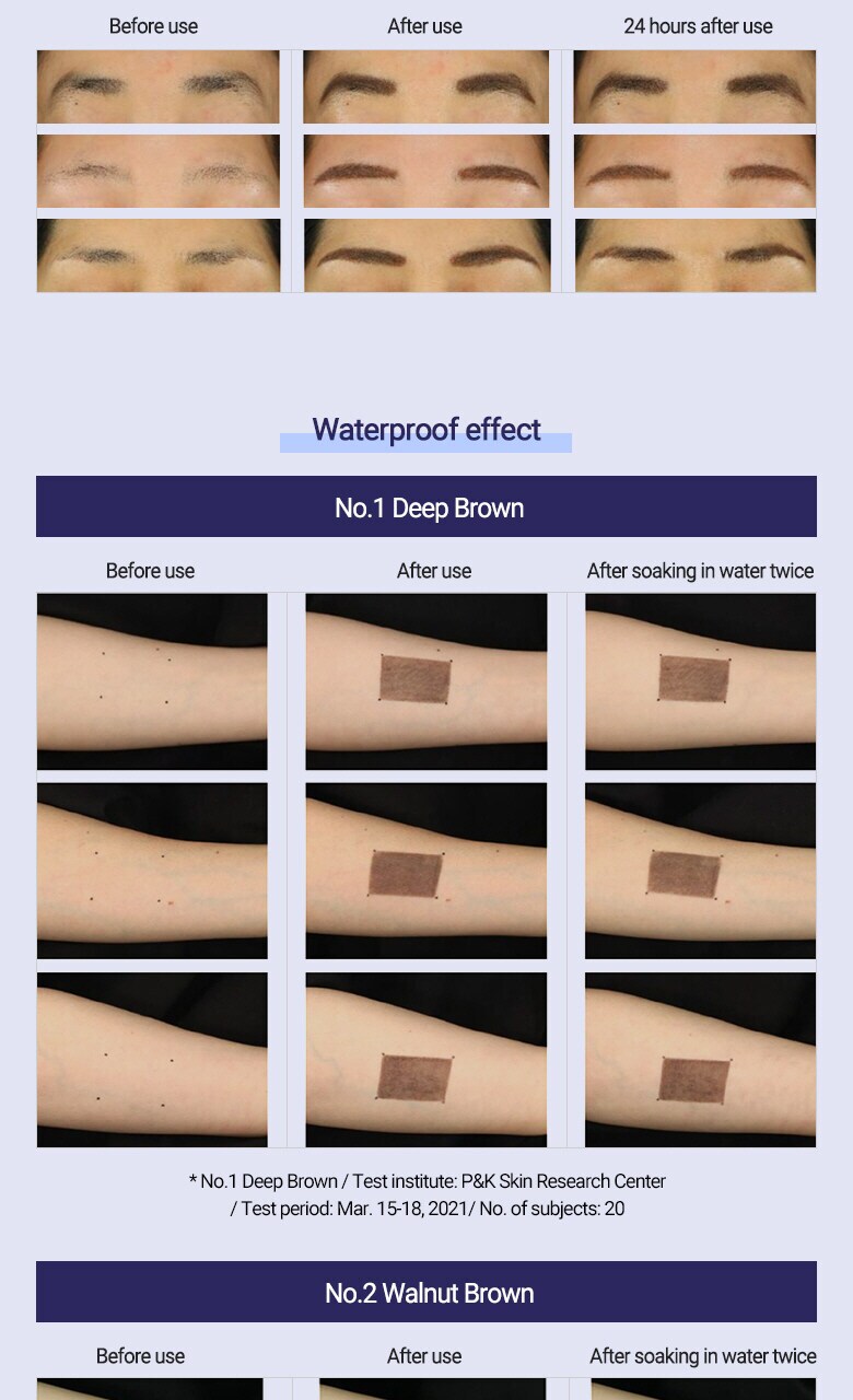 韓國 WakeMake Waterproof 24H Brow Pencil 24小時持久防水雙頭眉筆 - 3色選擇