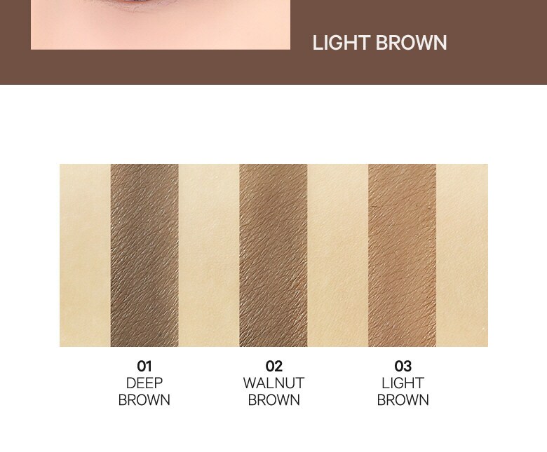 韓國 WakeMake Waterproof 24H Brow Pencil 24小時持久防水雙頭眉筆 - 3色選擇