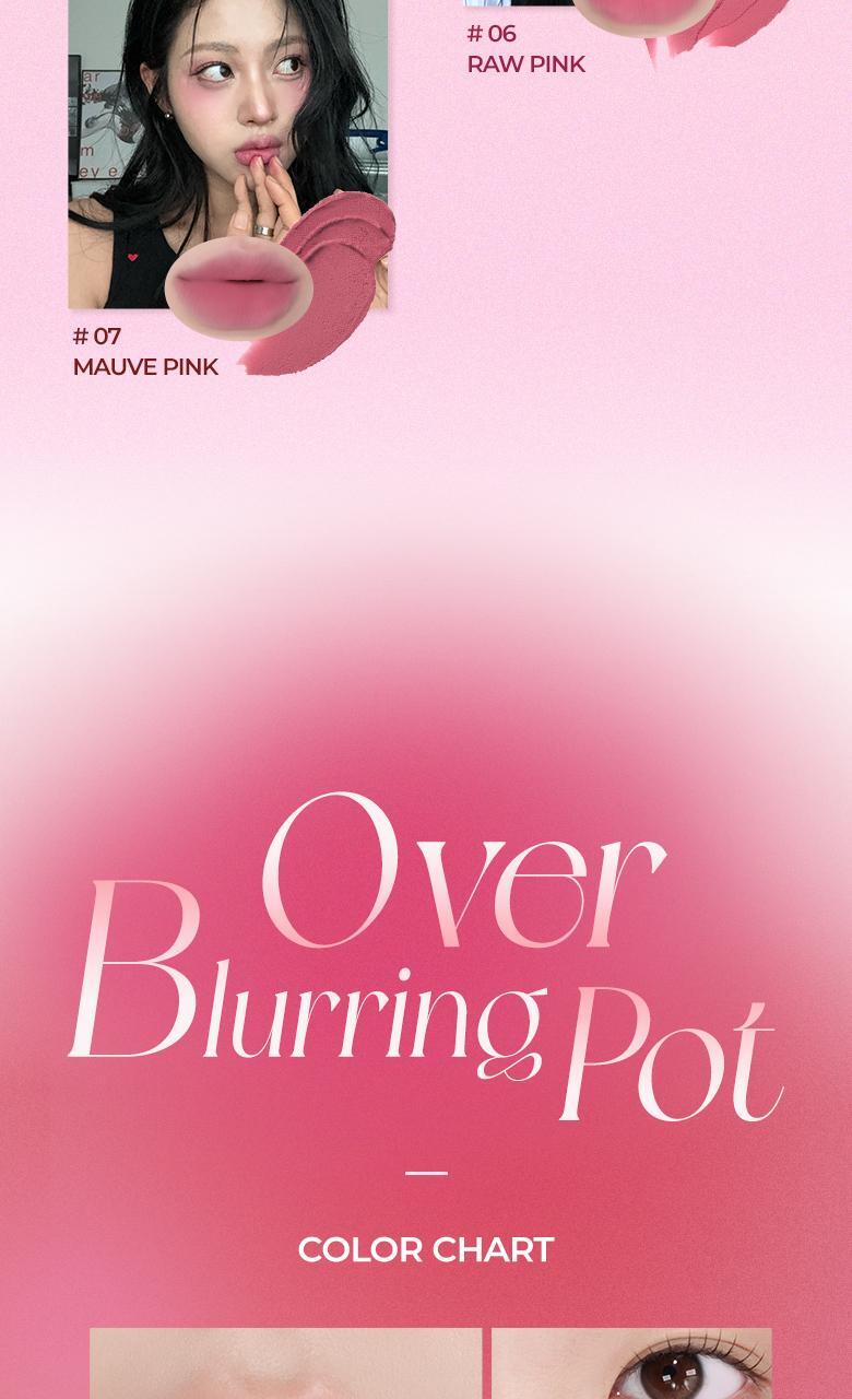 韓國 WakeMake Over Blurring Pot 唇頰兩用多用途柔霧唇霜 - 8色選擇