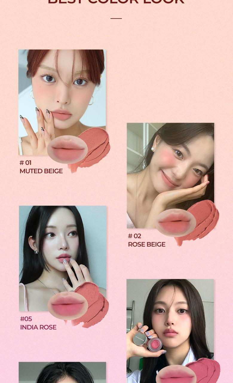 韓國 WakeMake Over Blurring Pot 唇頰兩用多用途柔霧唇霜 - 8色選擇