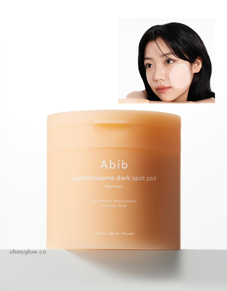3天水潤明亮💡～韓國 ABIB Glutathiosome Dark Spot Pad Vita Touch 穀胱甘肽淡斑提亮維C美白爽膚棉片 - 60片