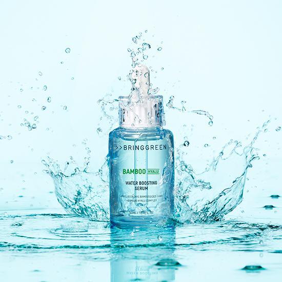 【1+1優惠SET】韓國 Bring Green Bamboo Hyalu Moisture Boosting Serum Refill Set (+Serum 50ml) 竹萃透明質酸保濕精華加送補充裝