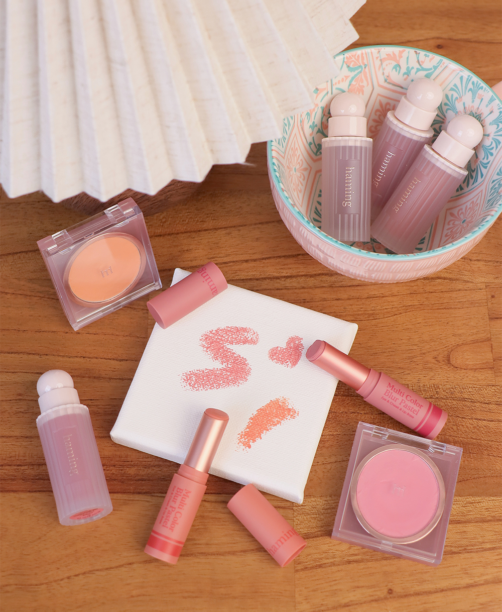 胭脂X唇打底X眼影~韓國小眾品牌Haming Multi Color Blur Pastel 多用途粉彩美妝膏胭脂棒 - 2色選擇