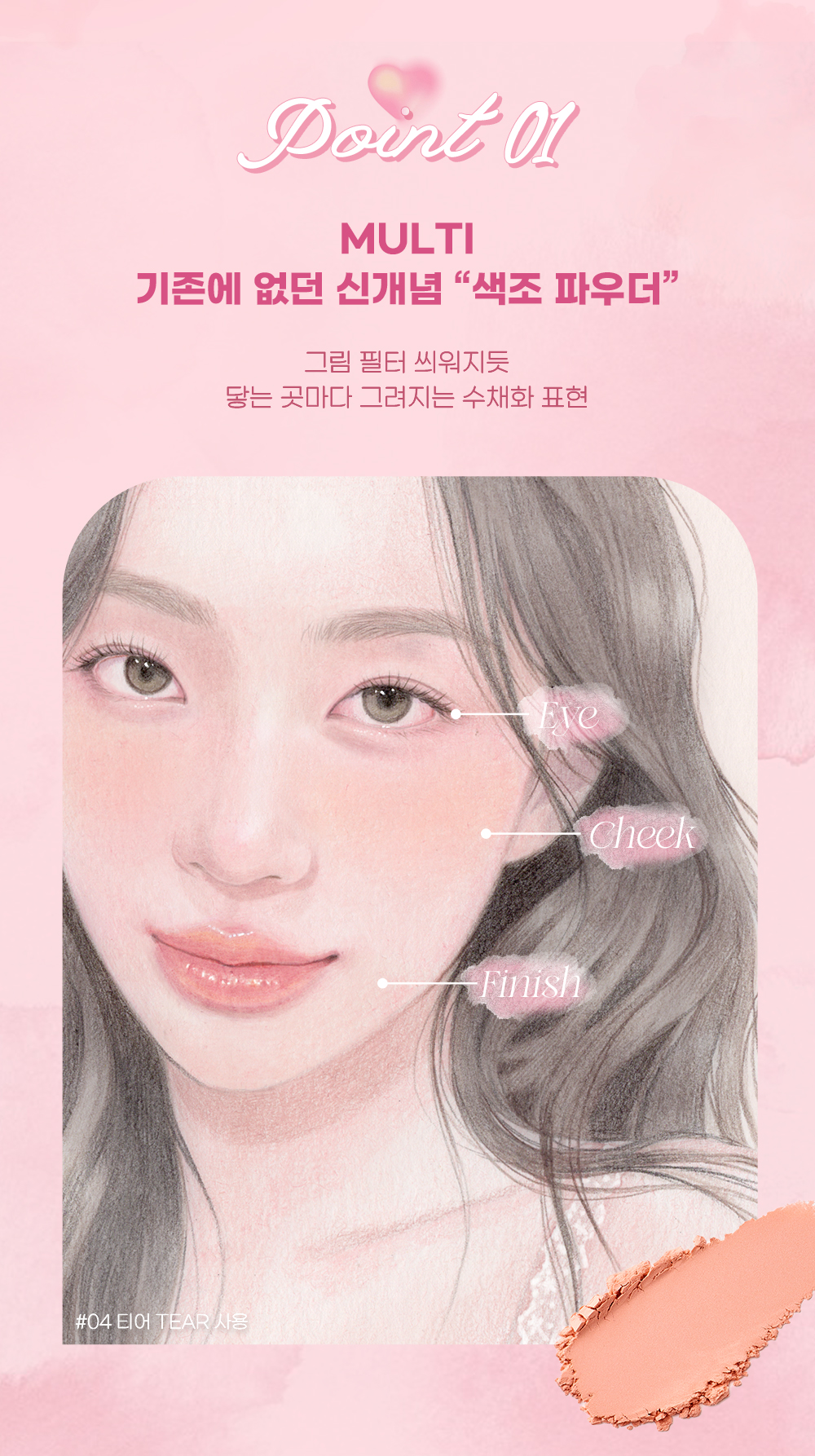 韓國Haming Multi Coloring Powder Blur 多用途水彩柔焦定妝胭脂散粉 - 4色選擇