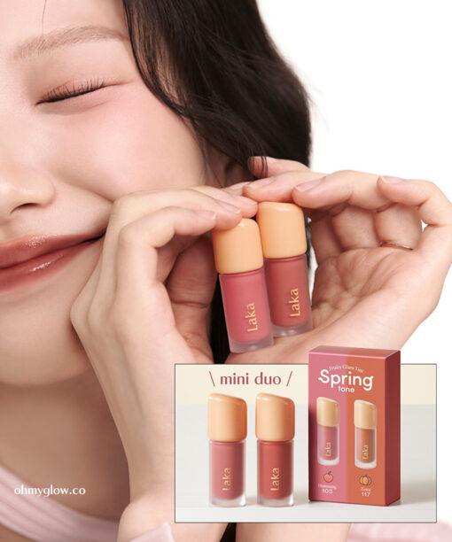 韓國 Laka Fruit Glam Tint 果汁水光唇釉 - 多色選擇