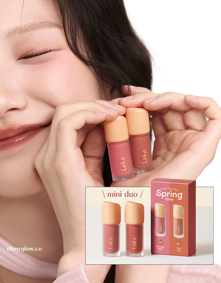 韓國 Laka Fruit Glam Tint 果汁水光唇釉 - 多色選擇