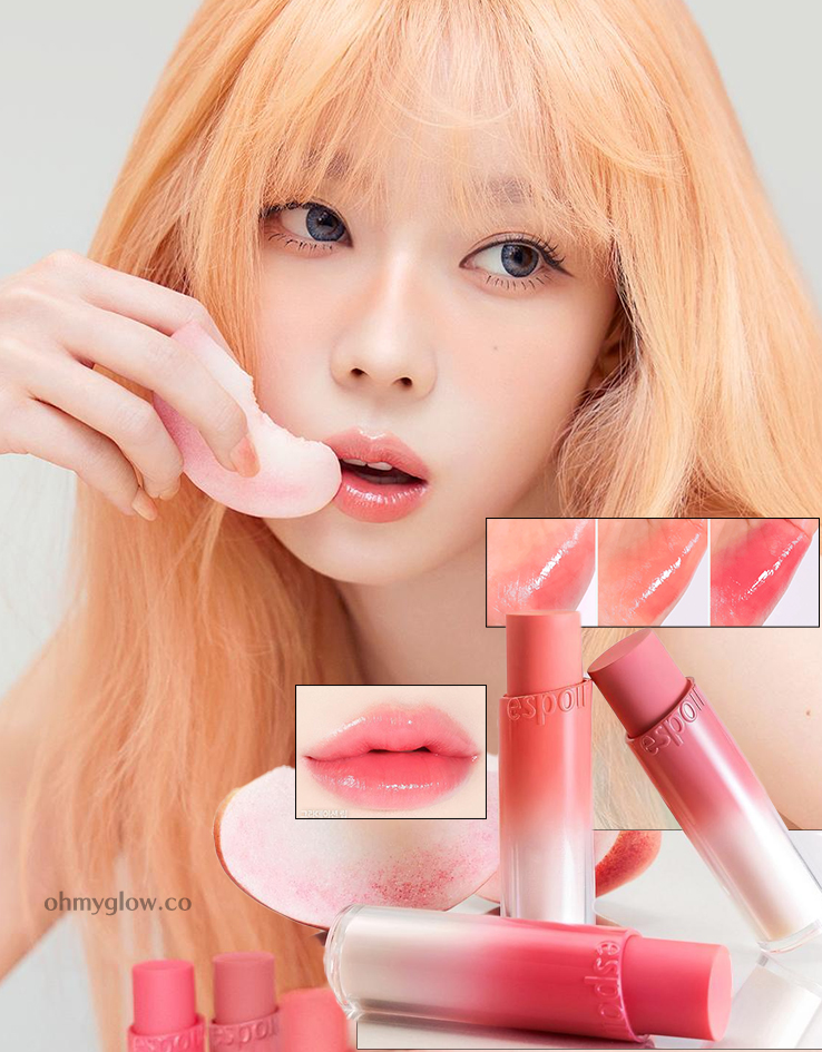 Peach Dew🍑新色15-16~上咀超順滑🥰 🏆GlowPick~韓國 espoir X Winter Nowear Lipstick Balming Glow 水光潤澤純素唇膏(#01-16) - 12色選擇