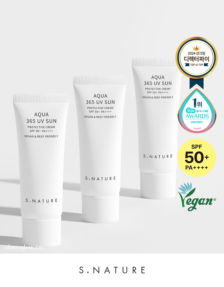 韓國 S.NATURE Aqua 365 UV Sun 365日保濕防曬霜SPF50+ PA++++