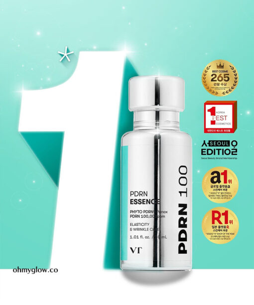 塗抺式水光針～韓國 VT PDRN Essence 100 高濃度水光PDRN雙重美白淡紋精華 - 30ml