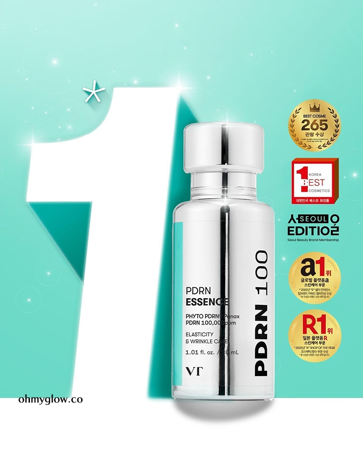 塗抺式水光針～韓國 VT PDRN Essence 100 高濃度水光PDRN雙重美白淡紋精華 - 30ml