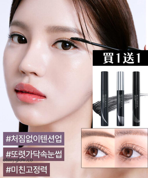 【買1送1】韓國 WakeMake Lash Tension Up Mascara 捲翹睫毛膏(纖長/濃密/捲翹定型) - 3款選擇