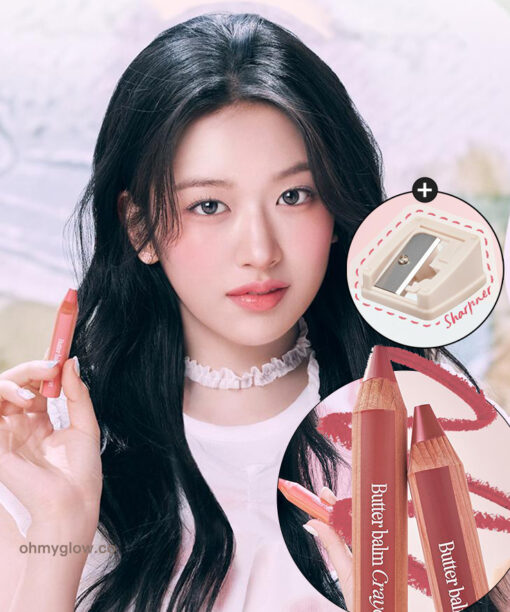 韓國 CLIO Butter Balm Crayon 奶油軟滑木軸唇膏筆(#01-10) - 10色選擇