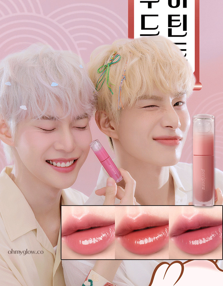 韓國 Tteok Recipe系列 peripera Ink Mood Glowy Tint 冰糖果凍唇釉 (#27-29) - 3色選擇