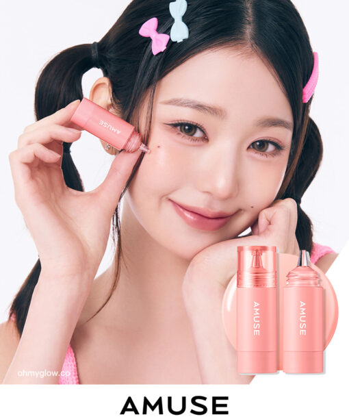 一塗好氣色～韓國 AMUSE X 員瑛 Cheek Tok Tok 持久貼服胭脂液 - 7色選擇