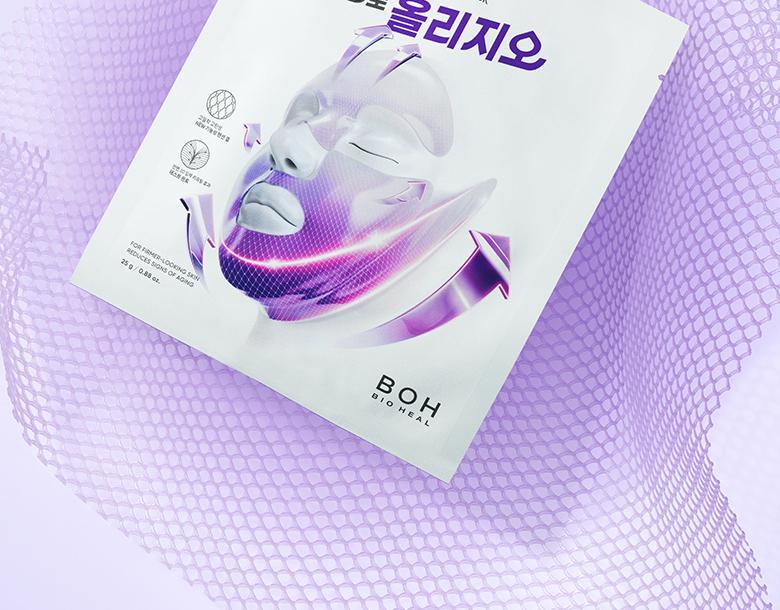 醫美級無痛緊緻提拉!韓國 BioHeal BOH X Oligio Probioderm 3D Lifting Full Face Tension Gel Mask 益生菌3D全面提拉抗老彈力凝膠面膜