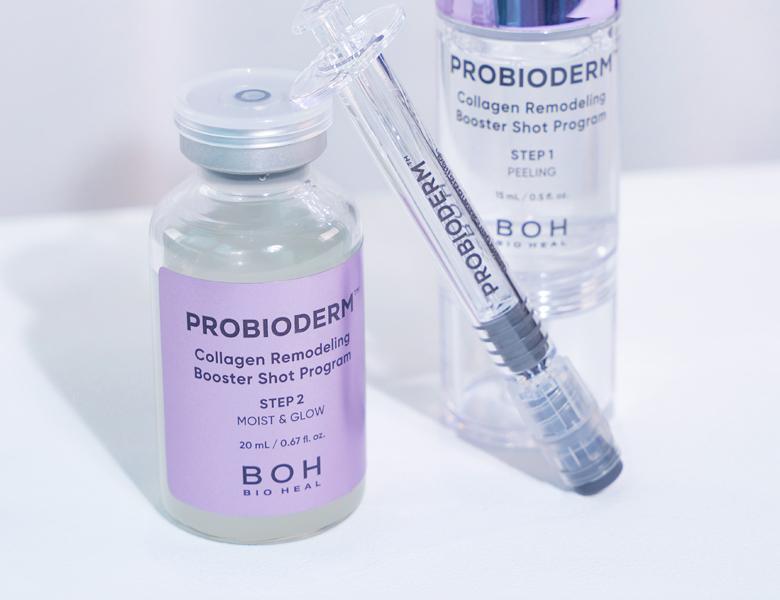 緊緻收毛孔療程~韓國 Bio Heal Boh Probioderm Collagen Remodeling Booster Shot Program 益生菌膠原蛋白微針導入+PDRN水光緊緻2步精華 - 2件套裝