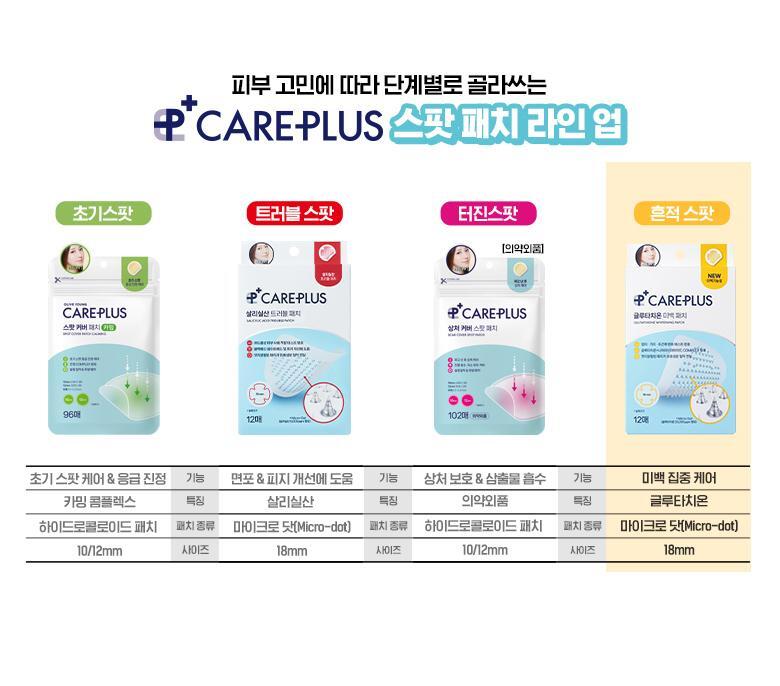 【2件額外9折】韓國Olive Young 痘痘貼！Care Plus Salicylic Acid Trouble Patch 水楊酸痘痘暗瘡貼 - 12片裝