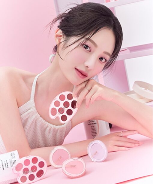 Color Painting 系列 韓國 Dasique Mood Painting Lip & Cheek Palette 唇頰色盤9色盤 - 4色調選擇