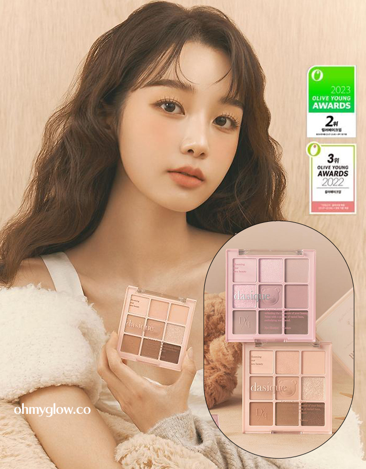 My Bear 小熊🐻系列 韓國 Dasique Shadow Palette 9色小熊眼影盤(#28-29) - 2色調選擇