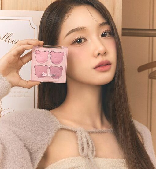 My Bear 🐻系列～韓國 Dasique Blending Mood Cheek 4色胭脂盤(#16-17) - 2色選擇